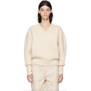 LVIR Off-White Wool Volume Sweater